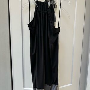BCBGMaxAzria Black and Pewter Dress